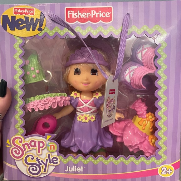 Fisher-Price | Toys | Vintage Nib Fisher Price Snap N Style Juliet Doll ...